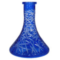 Base Cyril Crystal Cut Hookah Shisha Base Blue