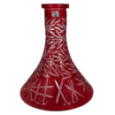 Base Cyril Crystal Cut Hookah Shisha Base Red