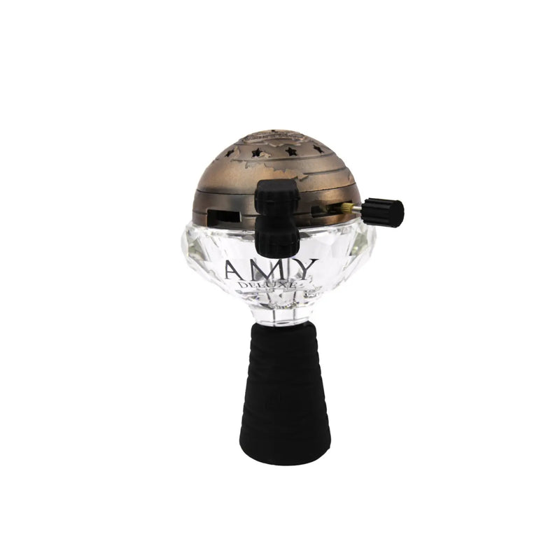 Bowl AMY Deluxe Glassi Globe Crystal Hookah Shisha Bowl Set 004