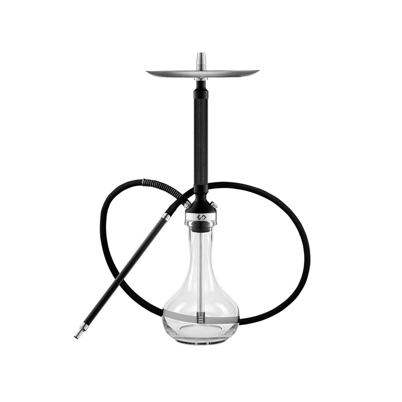 hookah Conceptic Design Carbon Hookah Black With Glass Base