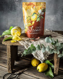 Tea Gardenika Lemon Essence Black Tea, Loose Leaf, USDA Organic, 55+ Cups – 4 Oz (113g)