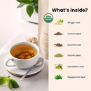 Tea Gardenika Digest Loose Leaf Herbal Tea, USDA Organic, Caffeine Free - 4 oz (114g)    