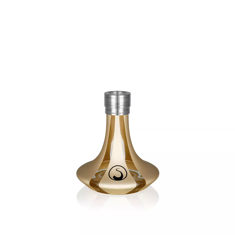 Base Steamulation Mini Gen.II Hookah Base with Steam Click Gold Metallic