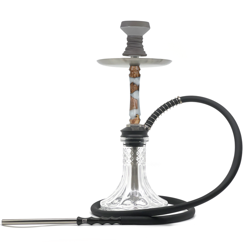 hookah Icon Pomp Hookah Set Grey