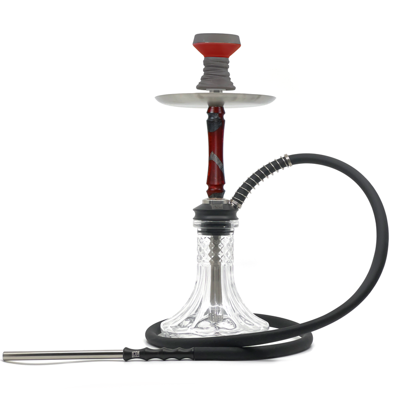 hookah Icon Pomp Hookah Set Red