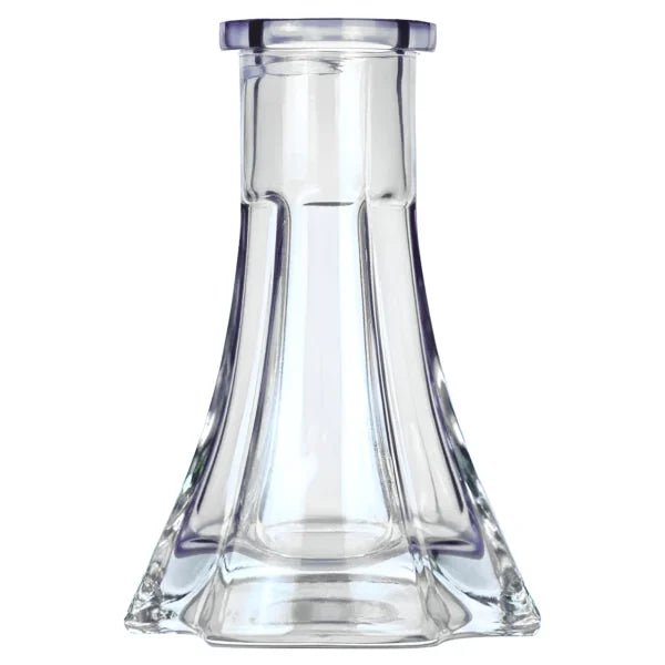 Cyril Mini Pyramid Hookah Base Clear Shinning