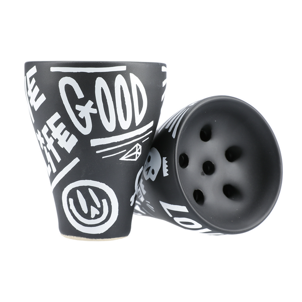 Bowl Oblako X Hooligan XLGN Hookah Bowl  White  