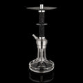 hookah Magnum Drip Hookah  Clear Black Cut  