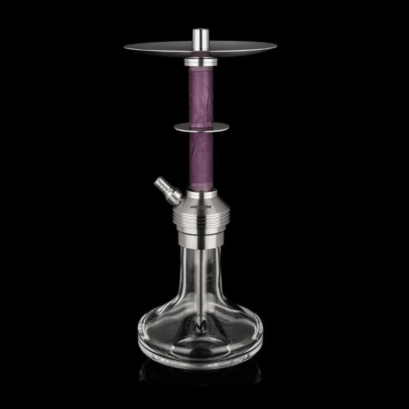 hookah Magnum Drip Hookah  Clear Purple Almaz  