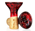 Bowl Moon Killer Hookah Shisha Bowl Red Black