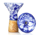 Bowl Moon Phunnel Hookah Shisha Bowl Marble Blue