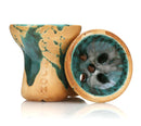 Bowl Moon Turkish Hookah Shisha Bowl Tiffany Green