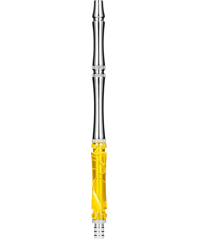 hookah acc Moze Stainless Steel Hookah Mouthpiece  Wavy Yellow  