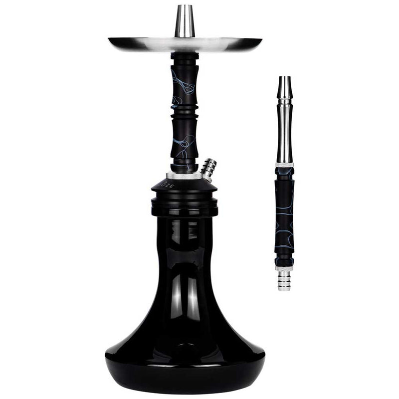 hookah Moze Breeze Two Hookah  Wavy Black  