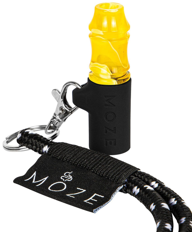 hookah acc Moze Personal Hookah Mouth Tip Wavy Line - Yellow