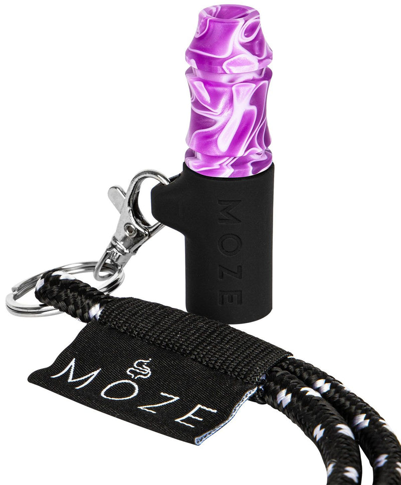 hookah acc Moze Personal Hookah Mouth Tip  Wild Line - Purple  