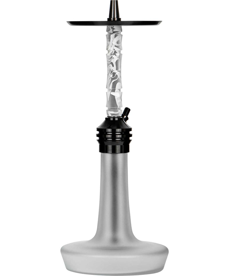 hookah Moze Varity Lounge Hookah  Black - Frosted - Wavy Frosted  