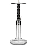 hookah Moze Varity Lounge Hookah Silver - Clear - Original Black