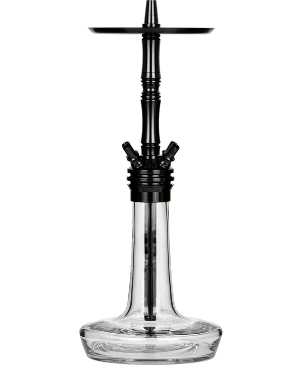 hookah Moze Varity Squad Hookah  Black - Clear - Black Steel  