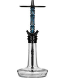 hookah Moze Varity Squad Hookah  Black - Clear - Wavy Blue  