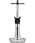 hookah Moze Varity Squad Hookah  Black - Clear - Wavy Frosted  