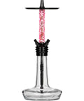 hookah Moze Varity Squad Hookah  Black - Clear - Wavy Pink  