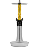 hookah Moze Varity Squad Hookah  Black - Frosted - Wavy Yellow  