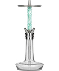 hookah Moze Varity Squad Hookah  Silver - Clear - Wavy Mint  
