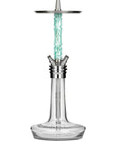 hookah Moze Varity Squad Hookah  Silver - Clear - Wavy Mint  