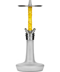 hookah Moze Varity Squad Hookah  Silver - Frosted - Wavy Yellow  