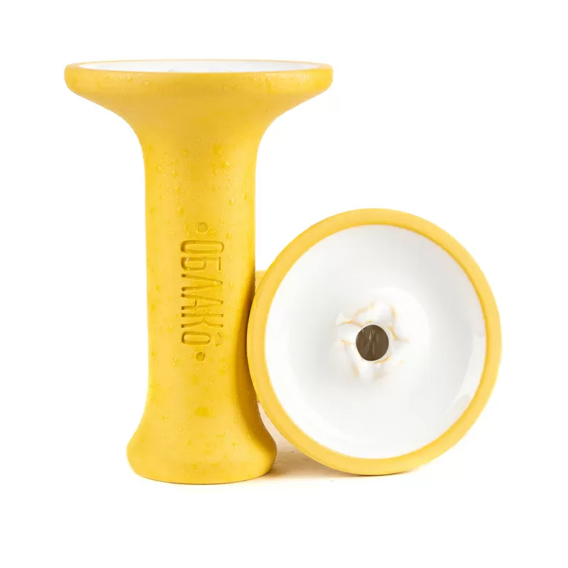 Bowl Oblako Phunnel S Mono Hookah Shisha Bowl Yellow/White