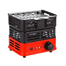 CocoUs Hookah Coal Charcoal Burner 1000W Party Size Red