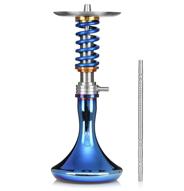 hookah Shi Carver Static Hookah Blue-Gold