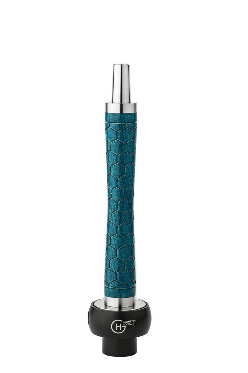 hookah Geometry Little Bro Honeycomb Hookah  Aquamarine  