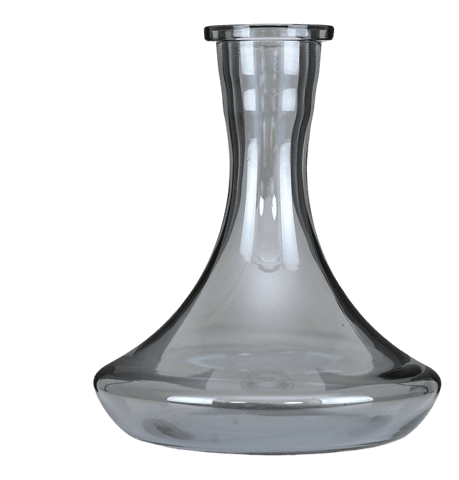 Base Traditional Glass Hookah Base  Gray  