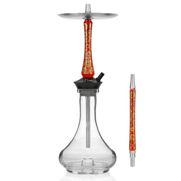 hookah Union Sleek Hohloma Hookah  Red  