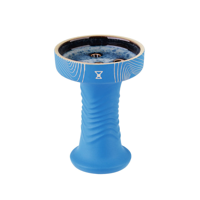 Alpha Hookah Shisha Bowl Wave Killer - Atlantic Blue