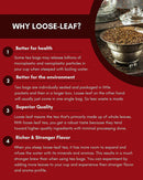 Tea Gardenika Earl Grey Red Tea, Loose Leaf, USDA Organic, Caffeine Free, 55+ Cups – 4 Oz (113g)    