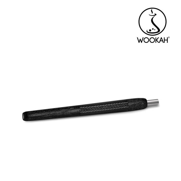 Mouthpiece WOOKAH Wooden Mouthpiece Nox Leather Black Leather