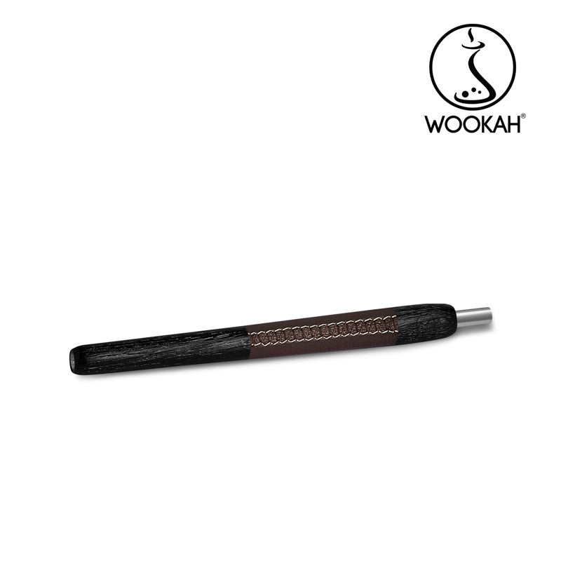 Mouthpiece WOOKAH Wooden Mouthpiece Nox Leather Brown Leather