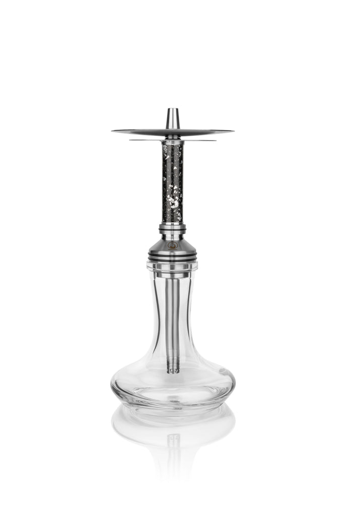 hookah Steamulation Xpansion Mini Hookah Carbon Silver Leaf