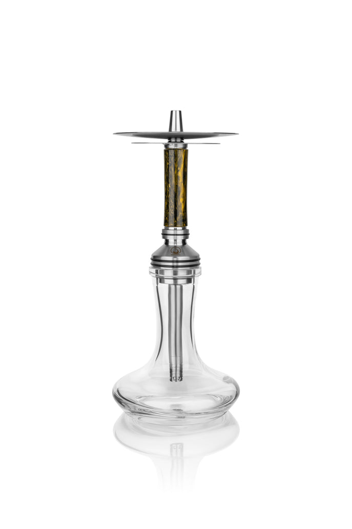 hookah Steamulation Xpansion Mini Hookah Epoxy Black Gold