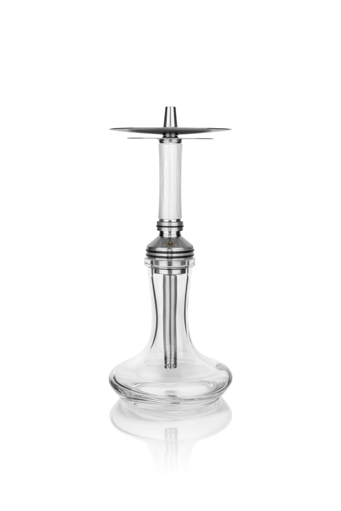 hookah Steamulation Xpansion Mini Hookah  Epoxy Marble White  