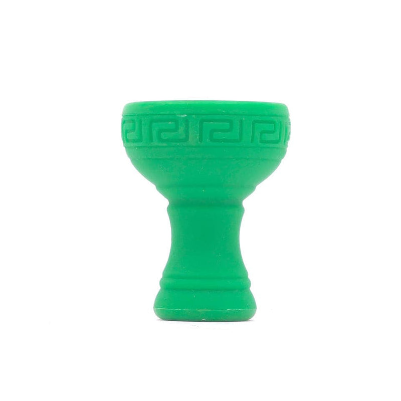 Bowl Silicone Hookah Bowl With Metal Screen  Green  