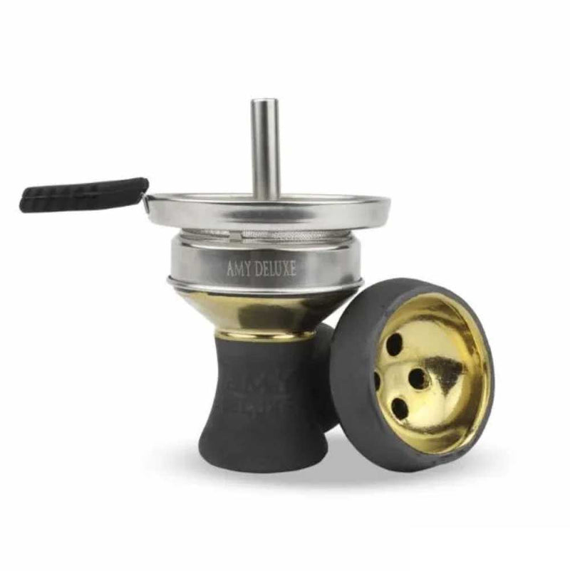 Bowl AMY Deluxe Stone Hookah Bowl With Screen TTST005  Gold  