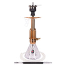 hookah Amy Little Rocket Hookah  Gold- Clear Base  