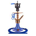 hookah Amy Antique Berry Mini Hookah (072.03)  Gold-Blue Base  