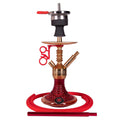 hookah Amy Antique Berry Mini Hookah (072.03)  Gold-Red Base  