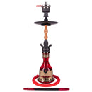 hookah Amy Tradi Hookah (087.01)  Black/Wood-Red Base  