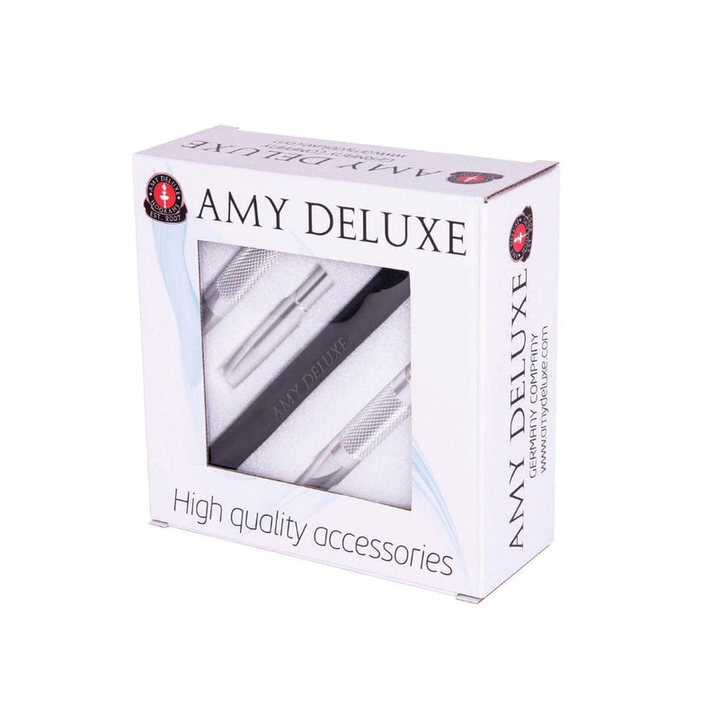 Mouthpiece Amy Deluxe Hookah Mouthpiece With Silicone Hose S238  Silver  